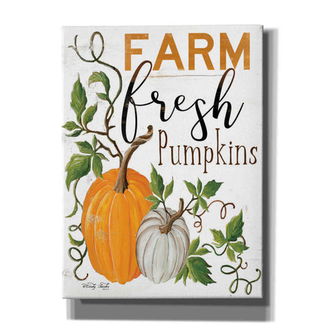 Image of 'Farm Fresh Pumpkins' by Cindy Jacobs, Canvas Wall Art