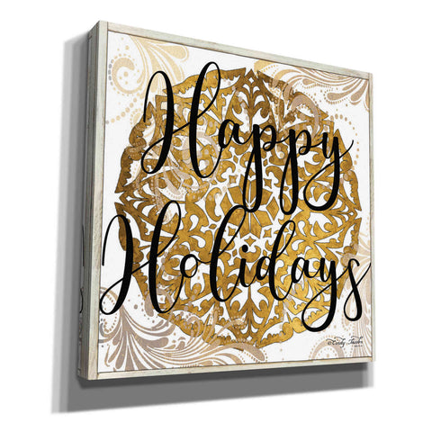Image of 'Happy Holidays Mandala II' by Cindy Jacobs, Canvas Wall Art