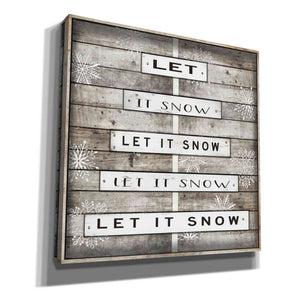 'Let It Snow' by Cindy Jacobs, Canvas Wall Art