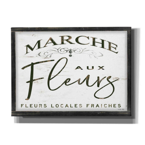 Image of 'Fleurs Sign I' by Cindy Jacobs, Canvas Wall Art