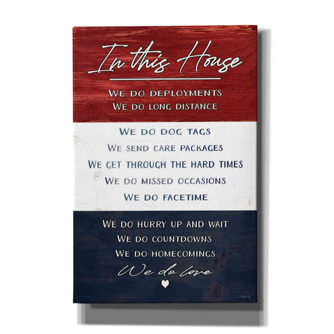 Image of 'In This House' by Cindy Jacobs, Canvas Wall Art