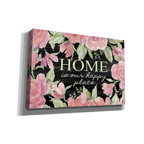 Image of 'Home is Our Happy Place' by Cindy Jacobs, Canvas Wall Art