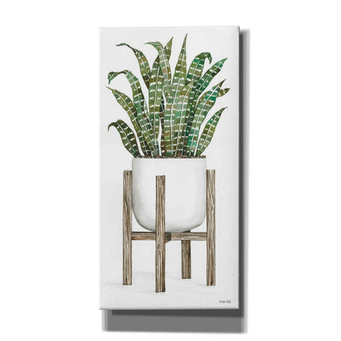 Image of 'White Pots on Stands III' by Cindy Jacobs, Canvas Wall Art