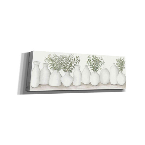 Image of 'White Vases Still Life' by Cindy Jacobs, Canvas Wall Art