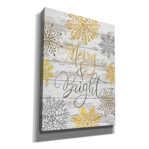 Image of 'Merry & Bright Snowflakes' by Cindy Jacobs, Canvas Wall Art