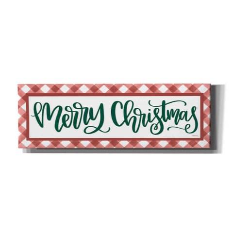 Image of 'Merry Christmas Argyle' by Imperfect Dust, Canvas Wall Art