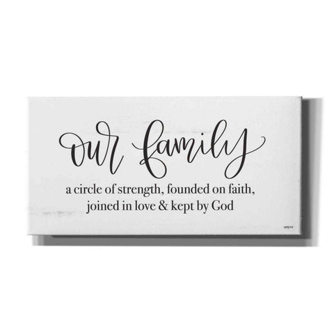 Image of 'Circle of Strength' by Imperfect Dust, Canvas Wall Art