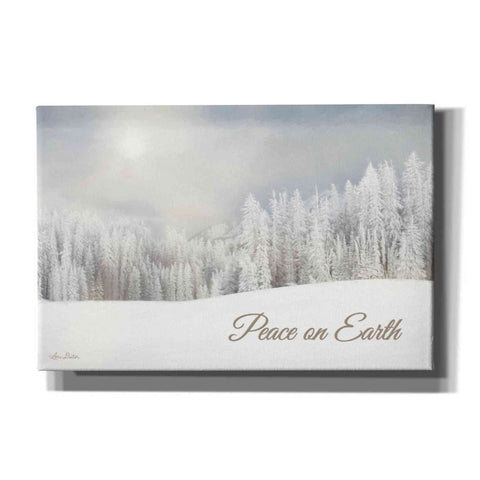 Image of 'Lava Mountain Snow Storm' by Lori Deiter, Canvas Wall Art