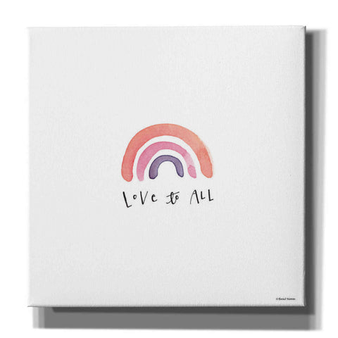 Image of 'Love to All' by Rachel Nieman, Canvas Wall Art