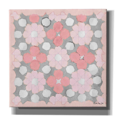 Image of 'Pink and Gray Pattern 3' by Stellar Design Studio, Canvas Wall Art