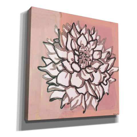 Image of 'Pink and Gray Floral 1' by Stellar Design Studio, Canvas Wall Art