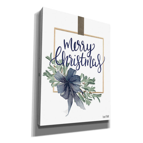 Image of 'Merry Christmas Mistletoe I' by House Fenway, Canvas Wall Art