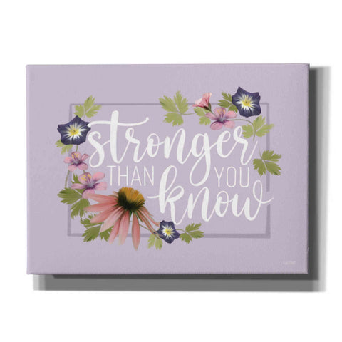 Image of 'Stronger Than You Know' by House Fenway, Canvas Wall Art