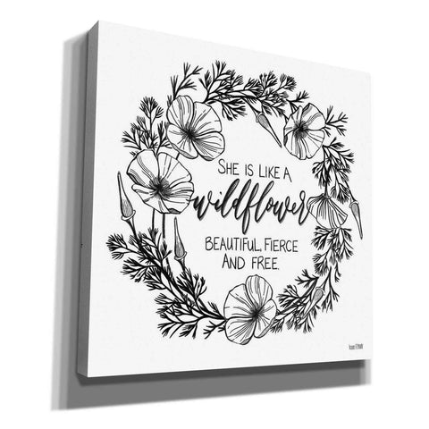 Image of 'She is Like a Wildflower' by House Fenway, Canvas Wall Art