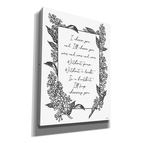 Image of 'I Choose You' by House Fenway, Canvas Wall Art
