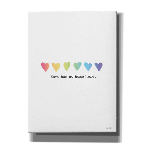 Image of 'Hate Has No Home Here' by House Fenway, Canvas Wall Art