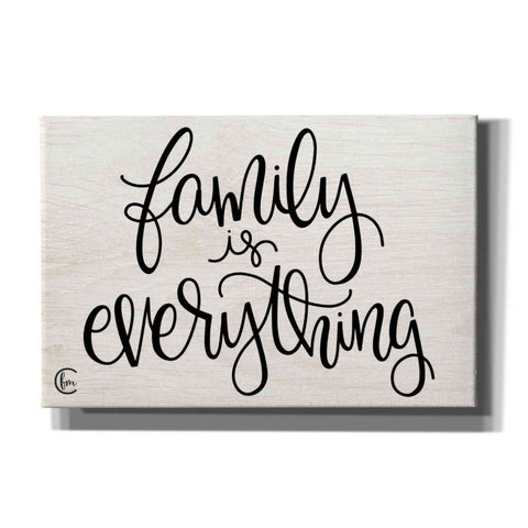 Image of 'Family is Everything' by Fearfully Made Creations, Canvas Wall Art