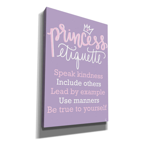 Image of 'Princess Etiquette' by Fearfully Made Creations, Canvas Wall Art