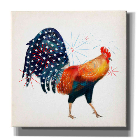 Image of 'Rooster Fireworks II' by Victoria Borges, Canvas Wall Art