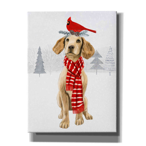 Image of 'Christmas Cats & Dogs V' by Victoria Borges, Canvas Wall Art