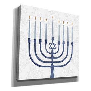 'Sophisticated Hanukkah II' by Victoria Borges, Canvas Wall Art
