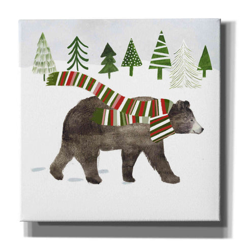 Image of 'Woodland Christmas I' by Victoria Borges, Canvas Wall Art