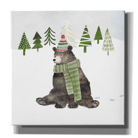 Image of 'Woodland Christmas IV' by Victoria Borges, Canvas Wall Art