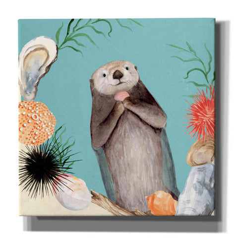 Image of 'Otter's Paradise II' by Victoria Borges, Canvas Wall Art