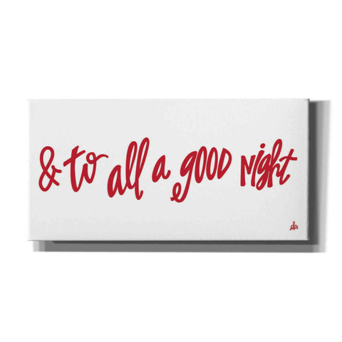 Image of '& to All a Good Night' by Erin Barrett, Canvas Wall Art