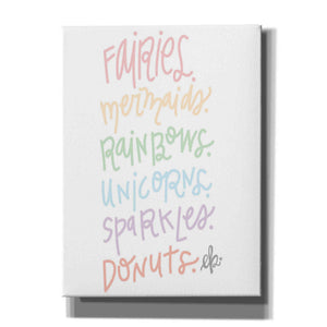 'Sparkles and Donuts' by Erin Barrett, Canvas Wall Art
