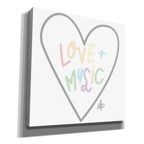 Image of 'Love and Music' by Erin Barrett, Canvas Wall Art