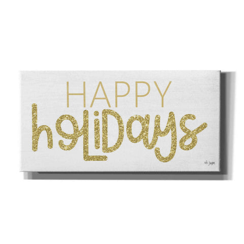 Image of 'Happy Holidays' by Jaxn Blvd, Canvas Wall Art