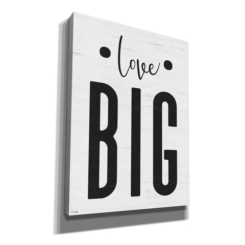 Image of 'Love Big' by Jaxn Blvd, Canvas Wall Art