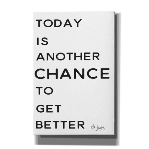 Image of 'Chance to Get Better' by Jaxn Blvd, Canvas Wall Art