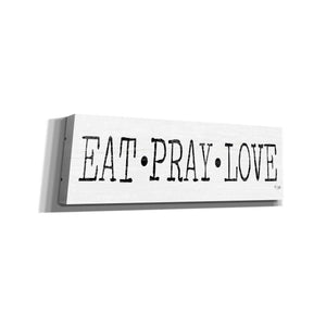 'Eat, Pray Love' by Jaxn Blvd, Canvas Wall Art