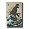 'The Great Monster off Kanagawa' by Michael Buxton, Canvas Wall Art