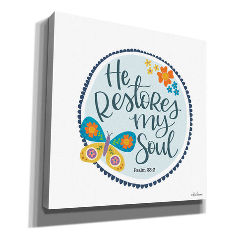 Image of 'He Restores My Soul' by Lisa Larson, Canvas Wall Art