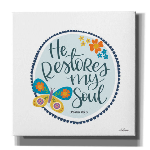 Image of 'He Restores My Soul' by Lisa Larson, Canvas Wall Art