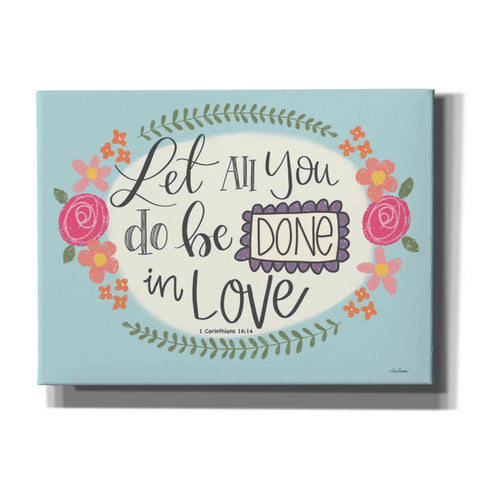 Image of 'Let All You Do' by Lisa Larson, Canvas Wall Art
