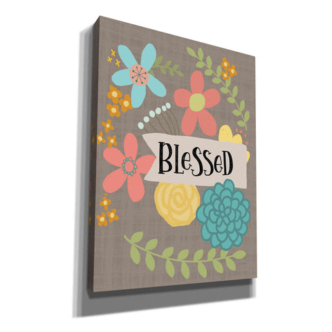 Image of 'Blessed' by Lisa Larson, Canvas Wall Art