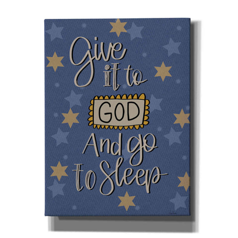 Image of 'Give It to God And Go to Sleep' by Lisa Larson, Canvas Wall Art