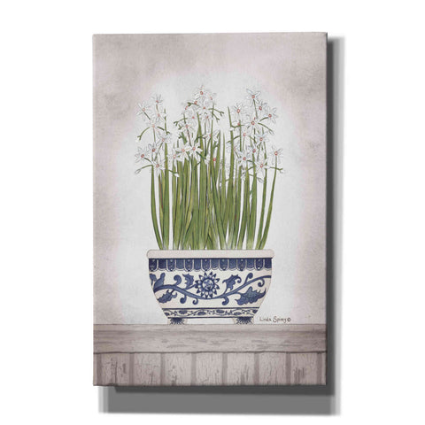 Image of 'Blue and White Paperwhites II' by Linda Spivey, Canvas Wall Art