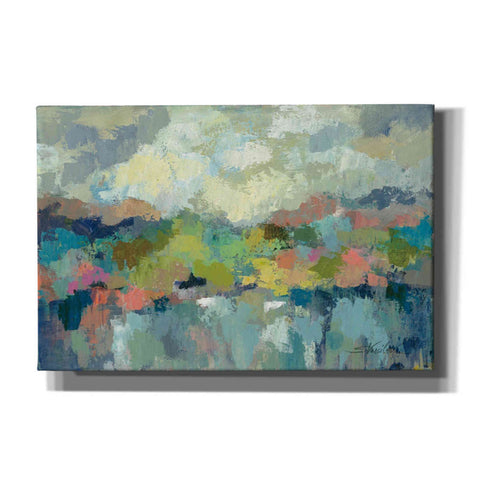Image of "Abstract Lakeside" by Silvia Vassileva, Canvas Wall Art,Size A Landscape