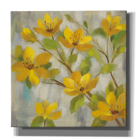 Image of 'Golden Bloom I' by Silvia Vassileva, Canvas Wall Art,Size 1 Square