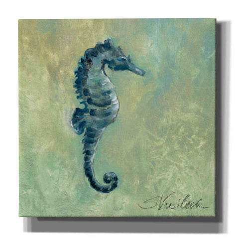 Image of 'Indigo Sea Life I' by Silvia Vassileva, Canvas Wall Art,Size 1 Square
