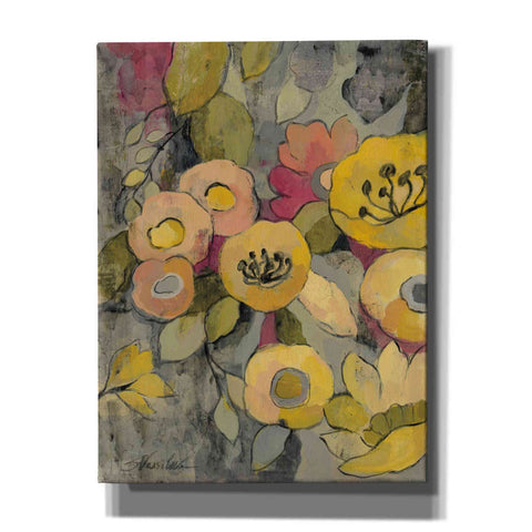 Image of "Yellow Floral Duo II" by Silvia Vassileva, Canvas Wall Art,Size B Portrait