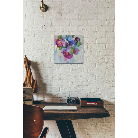 Image of 'Pink and Blue III' by Silvia Vassileva, Canvas Wall Art,12 x 12