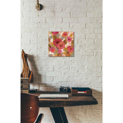 Image of 'Glorious Pink Floral II' by Silvia Vassileva, Canvas Wall Art,12 x 12