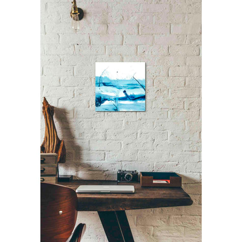Image of 'Blue Currents III' by Ethan Harper, Canvas Wall Art,12 x 12