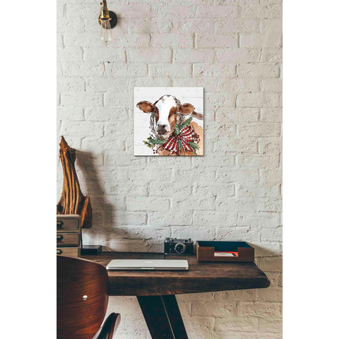 Image of 'Holiday on the Farm VIII' by Anne Tavoletti, Canvas Wall Art,12 x 12